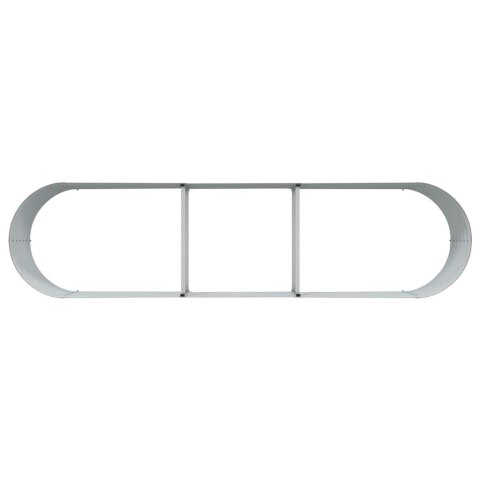 PODNIESIONY GRZĄDKA BRĄZOWY 320X80X44CM STAL