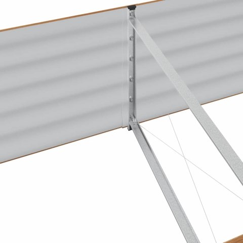 PODNIESIONY GRZĄDKA BRĄZOWY 320X80X44CM STAL