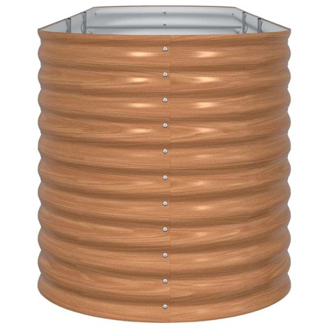 PODNIESIONY GRZĄDKA BRĄZOWY 320X80X81CM STAL