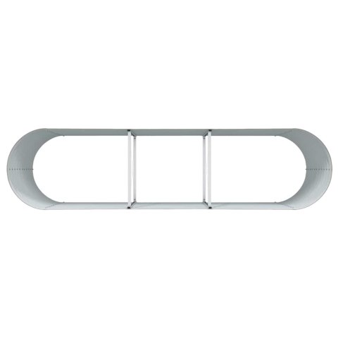 PODNIESIONY GRZĄDKA BRĄZOWY 320X80X81CM STAL