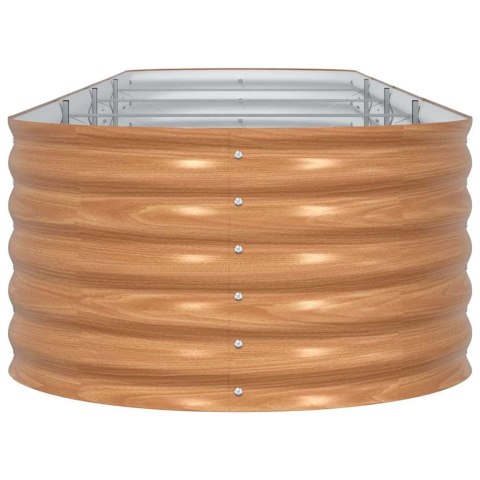 PODNIESIONY GRZĄDKA BRĄZOWY 400X80X44CM STAL