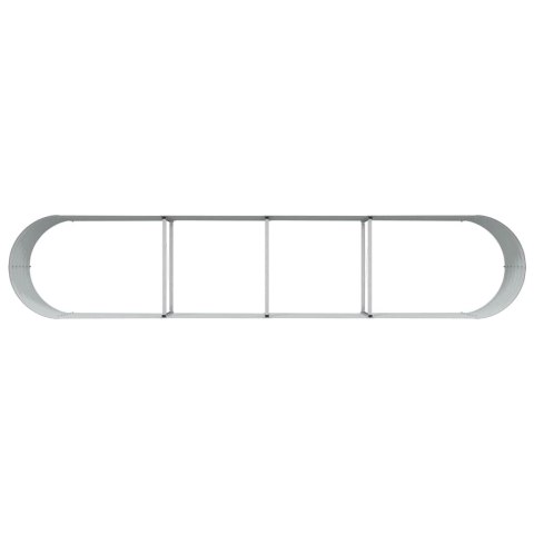 PODNIESIONY GRZĄDKA BRĄZOWY 400X80X44CM STAL