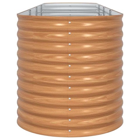 PODNIESIONY GRZĄDKA BRĄZOWY 400X80X81CM STAL