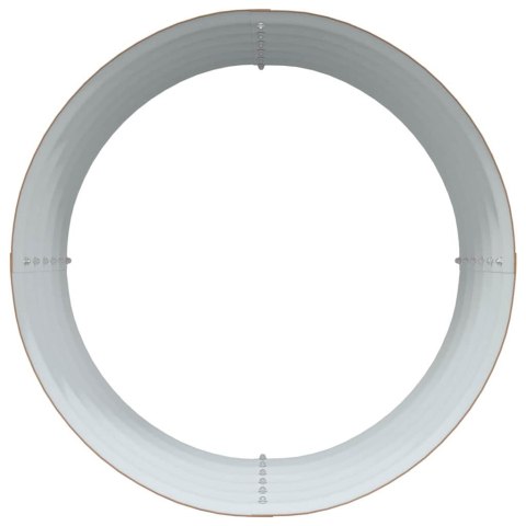 PODNIESIONY GRZĄDKA BRĄZOWY 80X80X44CM STAL