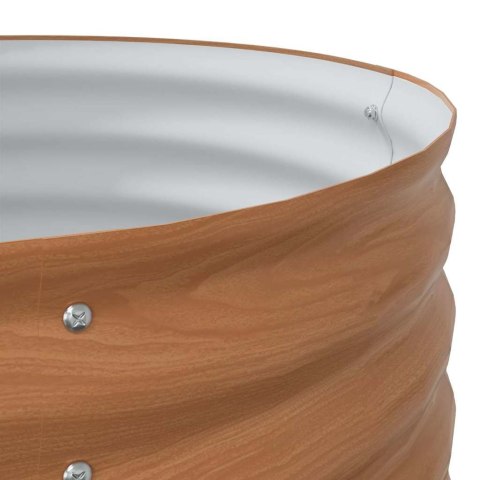 PODNIESIONY GRZĄDKA BRĄZOWY 80X80X81CM STAL