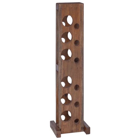 STOJAK BRĄZOWY 20X25X100CM LITE DREWNO MAHONIOWE