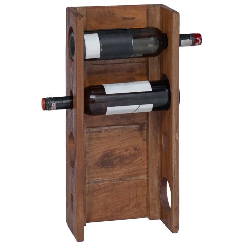 STOJAK BRĄZOWY 24X13X54CM LITE DREWNO MAHONIOWE