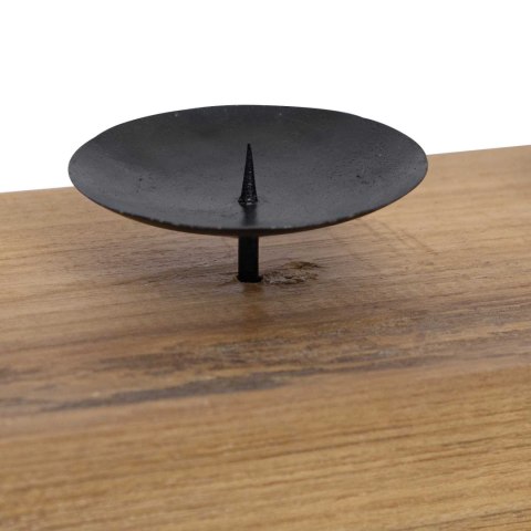 ŚWIECZNIK NATURALNY 50X15X10CM LITE DREWNO TEKOWE