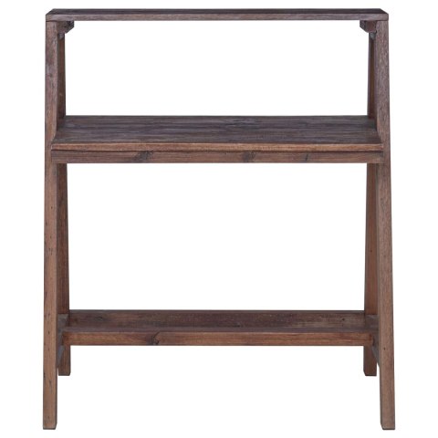 BIURKO BRĄZOWY 90X50X103CM LITE DREWNO RECYKLINGOWE