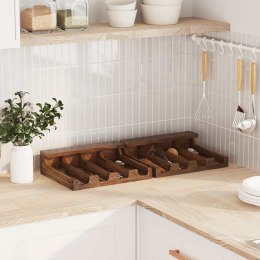 ETUI BRĄZOWY 36X30X10CM LITE DREWNO MAHONIOWE