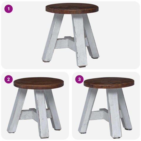 HALKA NATURALNY 22X22X24CM DREWNO MAHONIOWE