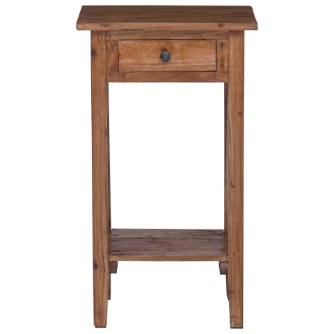 STOJAK NA ROŚLINY BRĄZOWY 34X25X52CM DREWNO MAHONIOWE