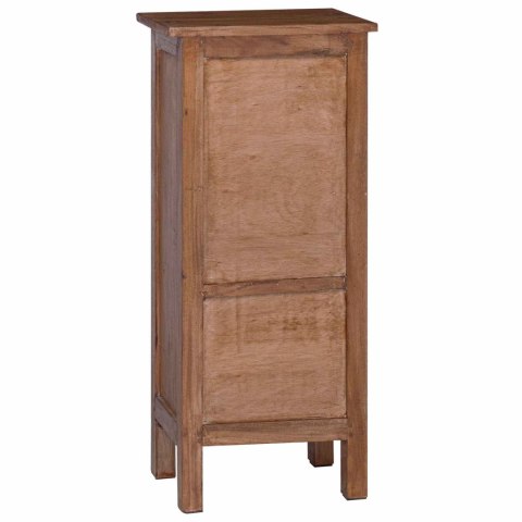 STOJAK NA ROŚLINY BRĄZOWY 36X25X80CM DREWNO MAHONIOWE