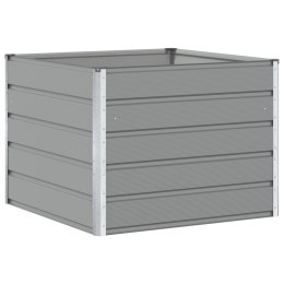 DONICA OGRODOWA JASNOSZARA 100X100X75CM STAL