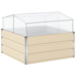 DONICA OGRODOWA KOŚĆ SŁONIOWA 100X100X77CM STAL GALWANIZOWANA