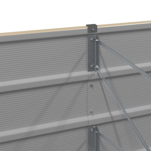 DONICA OGRODOWA KOŚĆ SŁONIOWA 320X80X45CM STAL