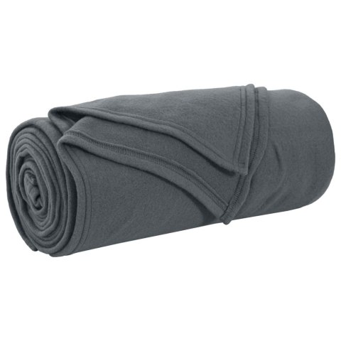 KOCE NARZUTOWE 24 SZT. CIEMNOSZARY 170X130CM POLAR