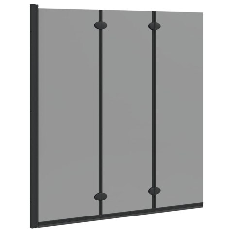 OSŁONA PRYSZNICOWA CZARNY 130X138CM SZKŁO ESG I ALUMINIUM