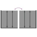 OSŁONA PRYSZNICOWA CZARNY 130X138CM SZKŁO ESG I ALUMINIUM