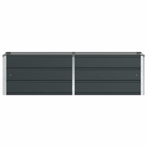 DONICA OGRODOWA ANTRACYT 160X40X45CM STAL