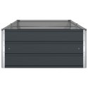DONICA OGRODOWA ANTRACYT 195X100X45CM STAL GALWANIZOWANA