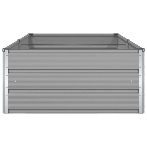 DONICA OGRODOWA JASNOSZARA 195X100X45CM STAL GALWANIZOWANA