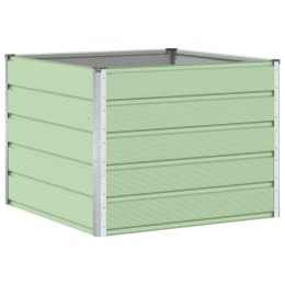 DONICA OGRODOWA PASTELOWA ZIELEŃ 100X100X75CM STAL