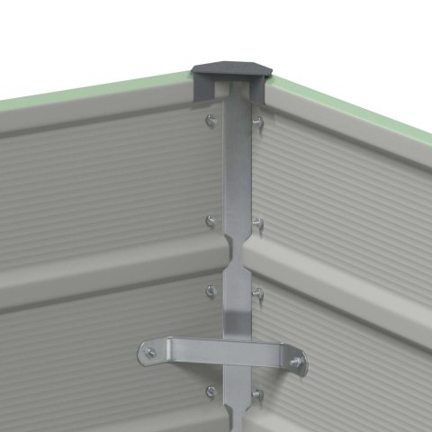 DONICA OGRODOWA ZIELONA 100X40X75CM STAL