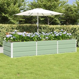 DONICA OGRODOWA ZIELONA 240X80X45CM STAL