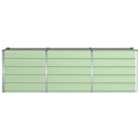 DONICA OGRODOWA ZIELONA 240X80X75CM STAL