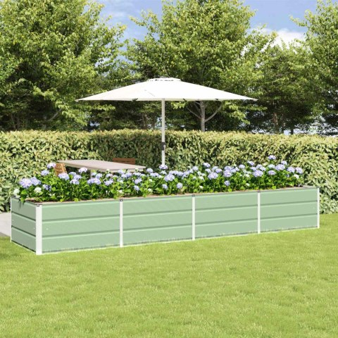 DONICA OGRODOWA ZIELONA 320X80X45CM STAL