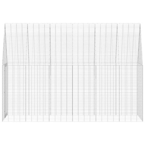 KLATKA DLA KRÓLIKA SREBRNY 300X100X210CM