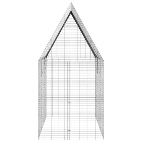 KLATKA DLA KRÓLIKA SREBRNY 300X100X210CM