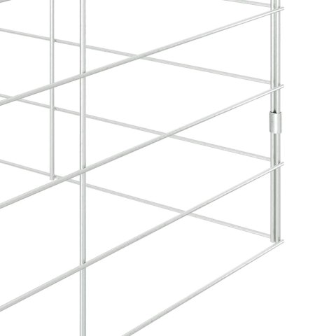 KLATKA DLA KRÓLIKA SREBRNY 400X100X210CM