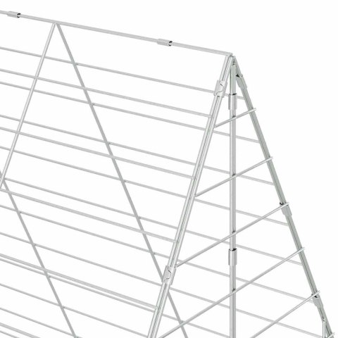 KLATKA DLA KRÓLIKA SREBRNY 400X100X210CM