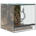 HABITATY DLA GADÓW I PŁAZÓW BIAŁY 30X30X30CM SZKŁO
