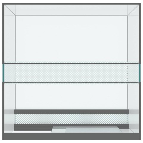 HABITATY DLA GADÓW I PŁAZÓW BIAŁY 30X30X40CM SZKŁO