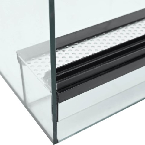 HABITATY DLA GADÓW I PŁAZÓW BIAŁY 30X30X40CM SZKŁO