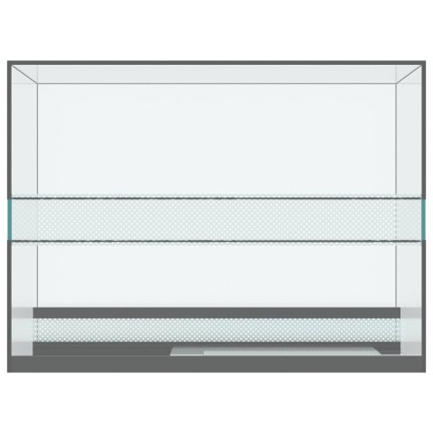 HABITATY DLA GADÓW I PŁAZÓW BIAŁY 40X30X30CM SZKŁO