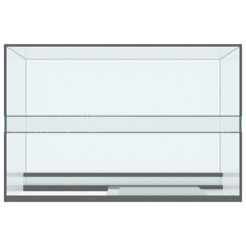 HABITATY DLA GADÓW I PŁAZÓW BIAŁY 60X40X40CM SZKŁO