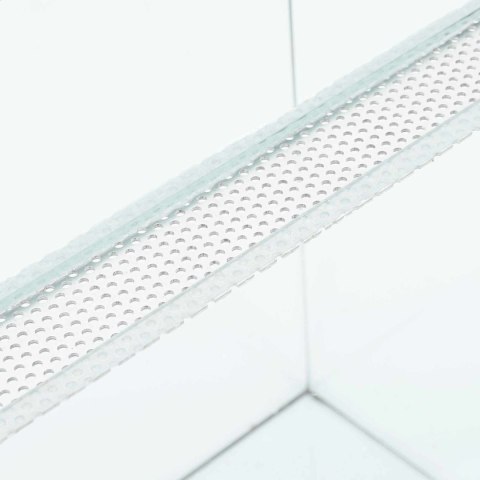 HABITATY DLA GADÓW I PŁAZÓW BIAŁY 60X40X40CM SZKŁO