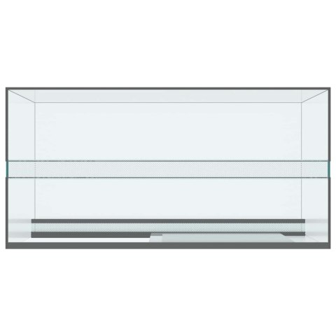 HABITATY DLA GADÓW I PŁAZÓW BIAŁY 80X40X40CM SZKŁO