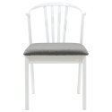 KRZESŁO JADALNIANE 2 SZT. BIAŁY I SZARY