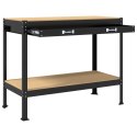 ŁAWY ROBOCZE CZARNY 114X54X91CM