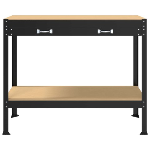 ŁAWY ROBOCZE CZARNY 114X54X91CM