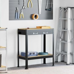 ŁAWY ROBOCZE CZARNY 80X40X91CM