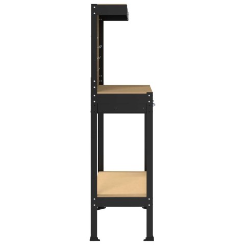 ŁAWY ROBOCZE CZARNY 81X41X145CM
