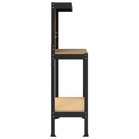 ŁAWY ROBOCZE CZARNY 81X41X145CM
