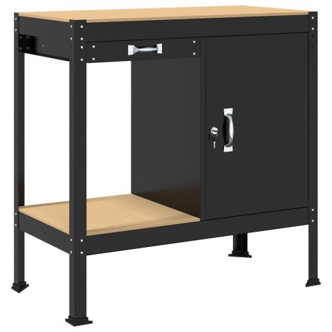 ŁAWY ROBOCZE CZARNY 90X49X91CM