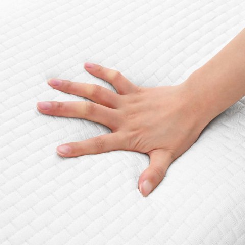 PODUSZKA DO SPANIA GŁADKI BIAŁY 30X50X9CM